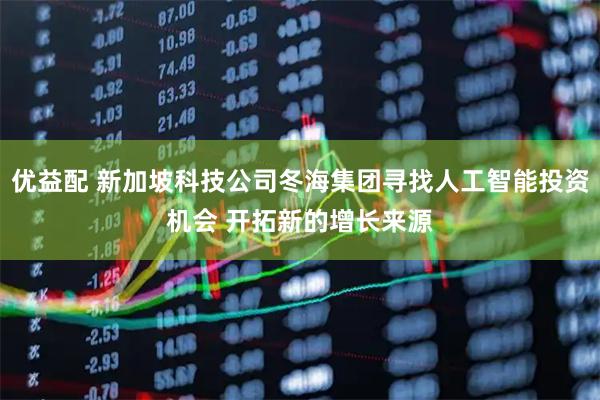 优益配 新加坡科技公司冬海集团寻找人工智能投资机会 开拓新的增长来源