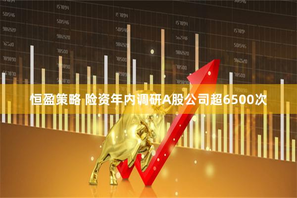 恒盈策略 险资年内调研A股公司超6500次
