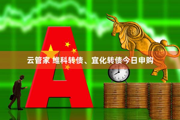 云管家 维科转债、宜化转债今日申购